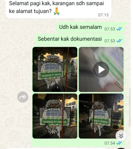 Pengiriman Papan Bunga Selamat Pamulang Timur