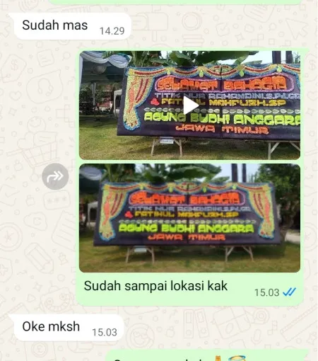 Pengiriman Papan Bunga Pamulang Timur